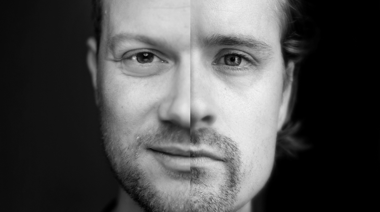 Portretfoto met aan de ene kant Koen Smits en aan de andere kant Sjoerd van Eijck